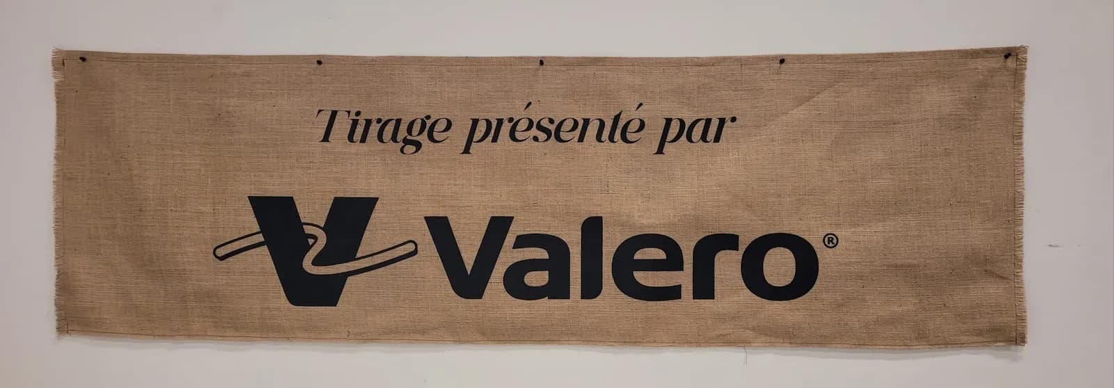 Large vinyl banner — Meeting Point project
